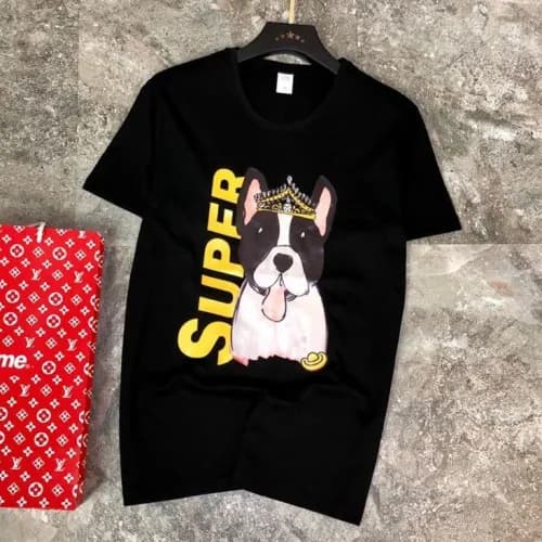 Supreme 2019 Mens Logo Cotton Short Sleeved Tshirt… - 1