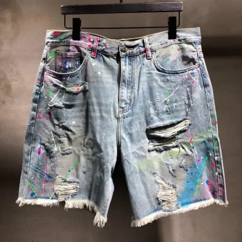 Amiri 2019 Mens Slim Fit Denim Half Pants - 아미리 남성… - 1