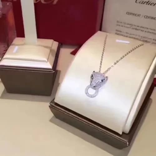 CARTIER Choker 18k White Gold Earring set - 까르띠… - 1