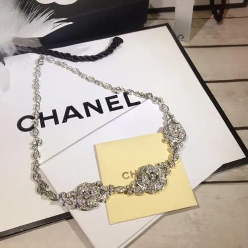 CHANEL choker 18k WHITE Gold - 샤넬 여성용 목걸이 18K도금 화… - 1