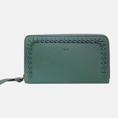 Chloe 2019 Ladies Leather Zip Round Wallet,19cm - … - 1