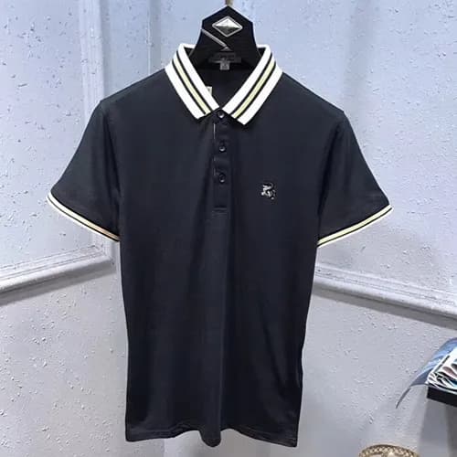 Burberry 2019 Mens Logo Silket Short Tshirt- 버버리 남… - 1