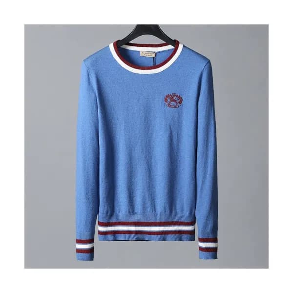 Burberry 2019 Mens Retro Logo Crew - neck Sweater … - 1