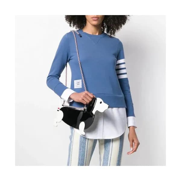 Thom Browne 2019 Womens Strap Crew-neck Tshirt - … - 1