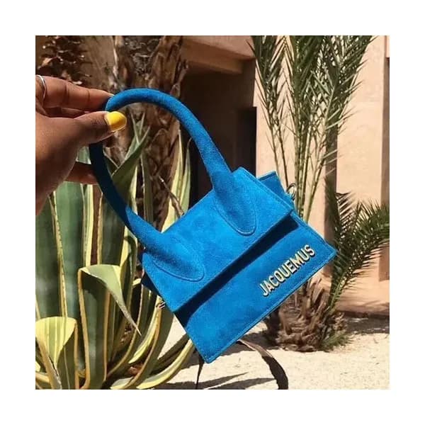 Jacquemus 2019 Suede Mini Tote Shoulder Cross Bag … - 1