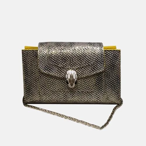 Bvlgari 2019 Leather Chain Wallet / Phone Bag - 불… - 1