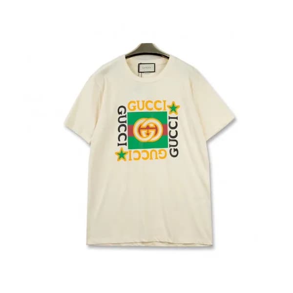 [매장판]Gucci 2019 Mm/Wm Logo Cotton Short Sleeved Ts… - 1