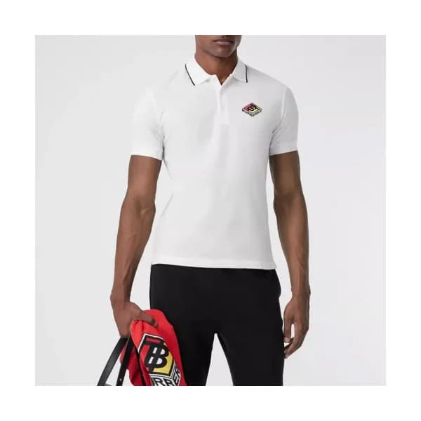 [버버리]Burberry 2020 Mens Logo Cotton Polo Short Sle… - 1