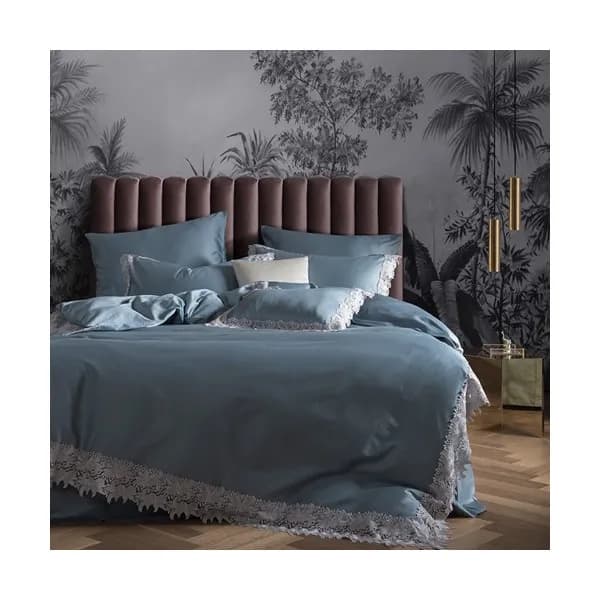 Saint Laurent 2020 Supima Cotton & Lace Bedding 4 … - 1