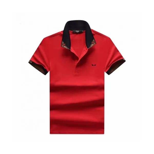 [펜디]Fendi 2020 Mens Logo Casual Silket Polo Short … - 1