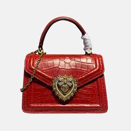 Dolce&Gabbana 2020 Leather Chain Tote Shoulder Bag… - 1