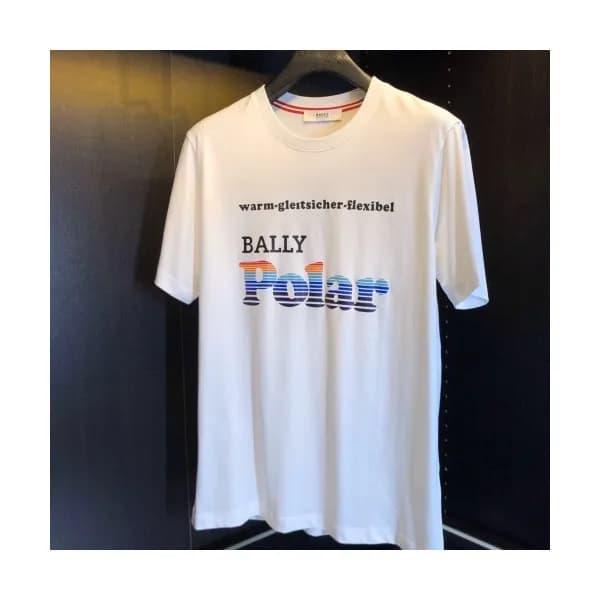 [발리]Bally 2020 Mens Printing Logo Cotton Short Sle… - 1