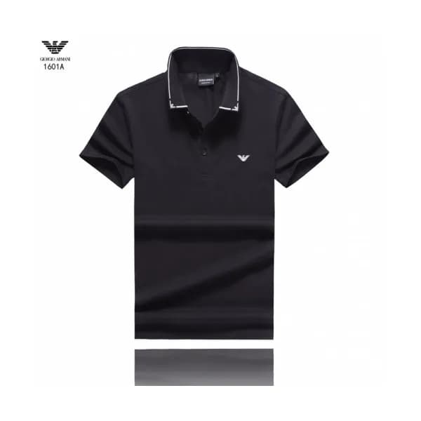 [알마니]Armani 2020 Mens Logo Silket Short Sleeved Ts… - 1