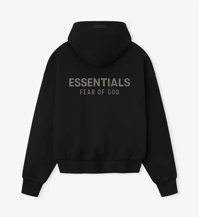 피어오브갓 남성 캐쥬얼 블랙 후드티 - Fear of god Mens Black Hoodi… - 1