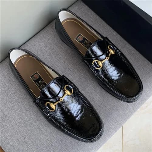Gucci 2021 Men's Leather Loafer - 구찌 2021 남성용 … - 1