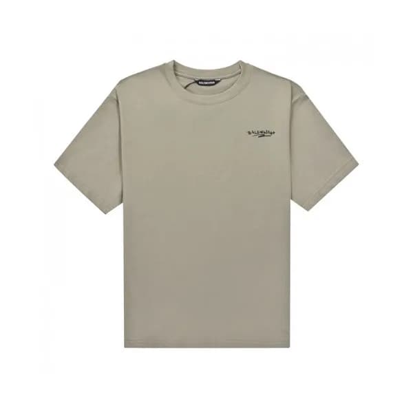 [발렌시아가]Balenciaga 2021 Mm/Wm Logo Cotton Short Sle… - 1