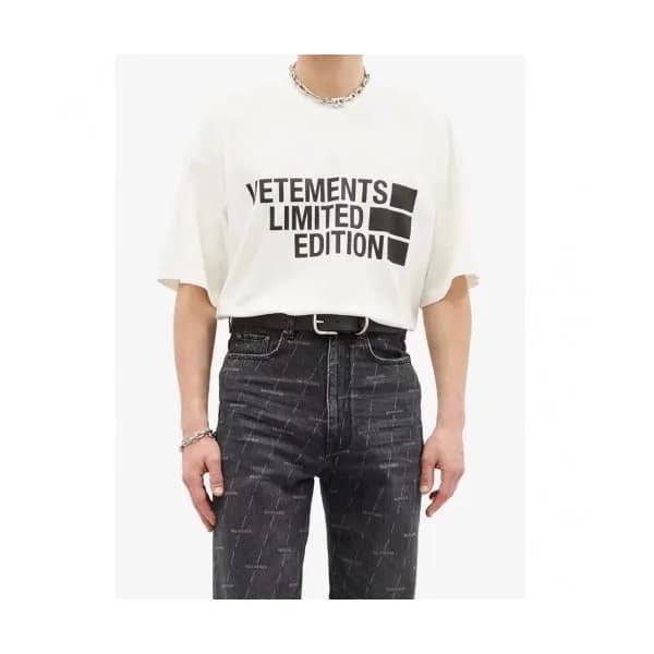 [베트멍]Vetements 2021 Mm/Wm Printing Logo Cotton Sho… - 1