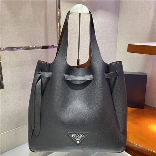 [프라다]Prada 2021 Women's Leather Tote Bag,35cm … - 1