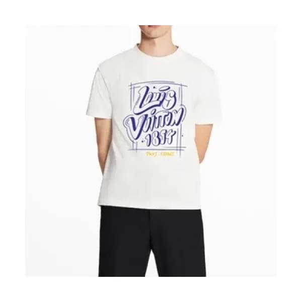[매장판]Louis vuitton 2021 Mm/Wm Logo Short Sleeved T… - 1