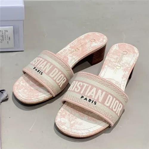 [세련되고 이뻐]Dior 2021 Women's Embroidery Slipper,… - 1
