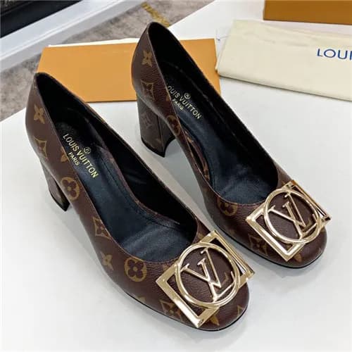 Louis Vuitton 2021 Women's Leather High Heel,L… - 1