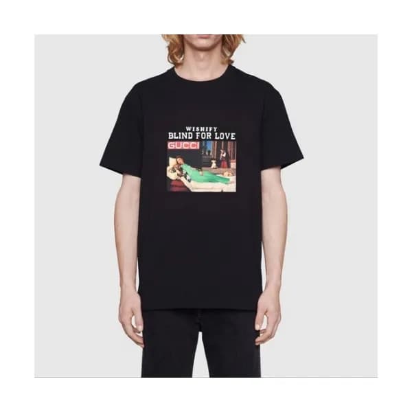 [트렌디]Gucci Mm/Wm Logo Short Sleeved Tshirts Black… - 1