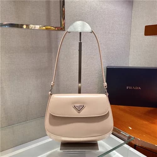 [유니크한]Prada 2021 Women's Leather Hobo Bag,23cm… - 1
