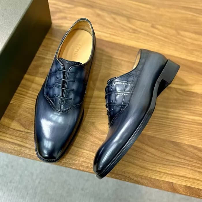 Berluti 2024 Mens Leather Oxford Shoes,BERTS0258 -… - 1