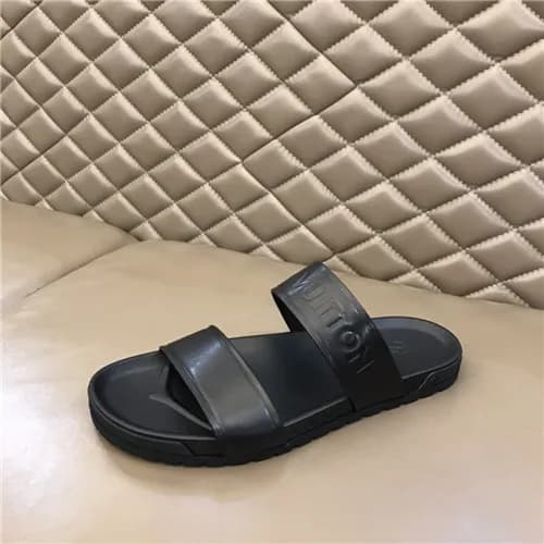 Louis Vuitton 2021 Men's Leather Slipper,LOUS2… - 1