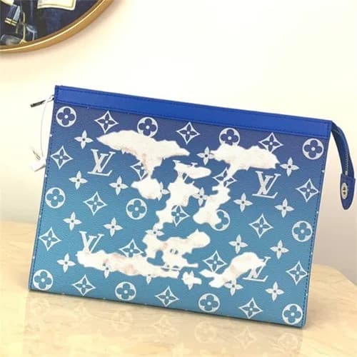 [루이비통]Louis Vuitton 2021 Men's Leather Pouch,2… - 1