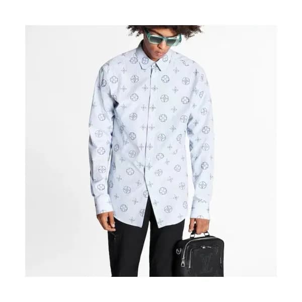 Louis vuitton 2021 Mens Trendy shirts Blue - 루이비통 … - 1