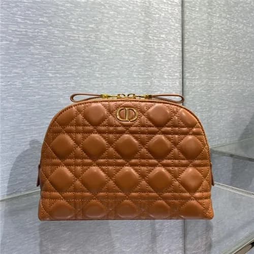 [디올]Dior 2021 Women's Leather Pouch,23cm,DIOB0… - 1