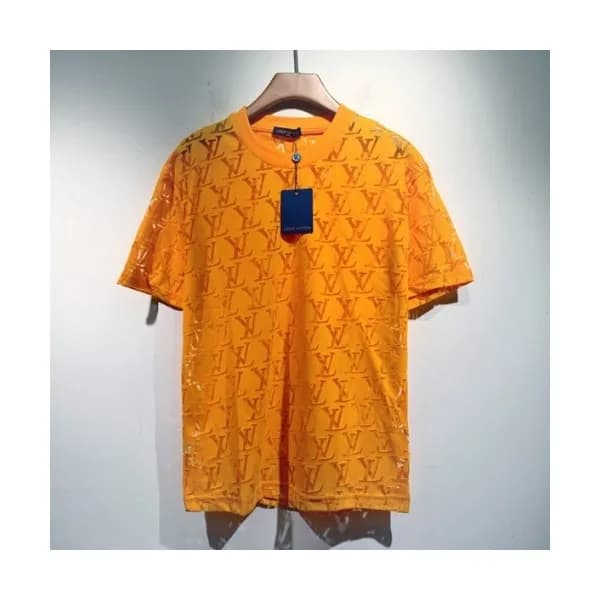 Louis vuitton Mm/Wm Logo Short Sleeved Tshirts Or… - 1