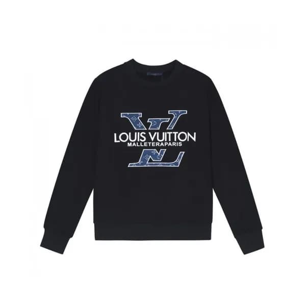 Louis vuitton Mm/Wm Casual Cotton Tshirts Black -… - 1