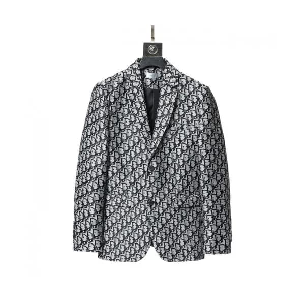 Dior Mens Business Suit Jackets Black - 디올 2021 남성… - 1
