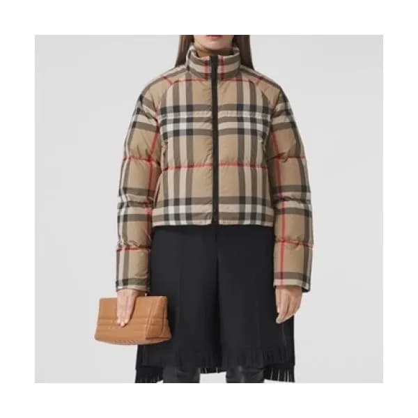 Burberry Womens Logo Duck Down Padding Camel - 버버리… - 1