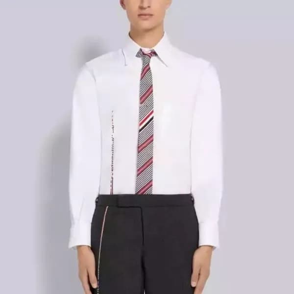 Thom Browne Mens Dress Shirts - 톰브라운 남성 클래식 셔츠 - t… - 1