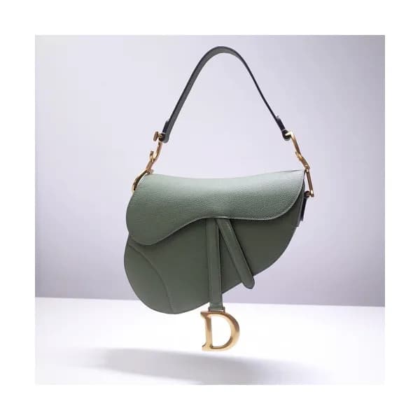 디올 여성 클래식 새들백 Size(19.5cm/25.5cm) 그린 - Dior Wom… - 1