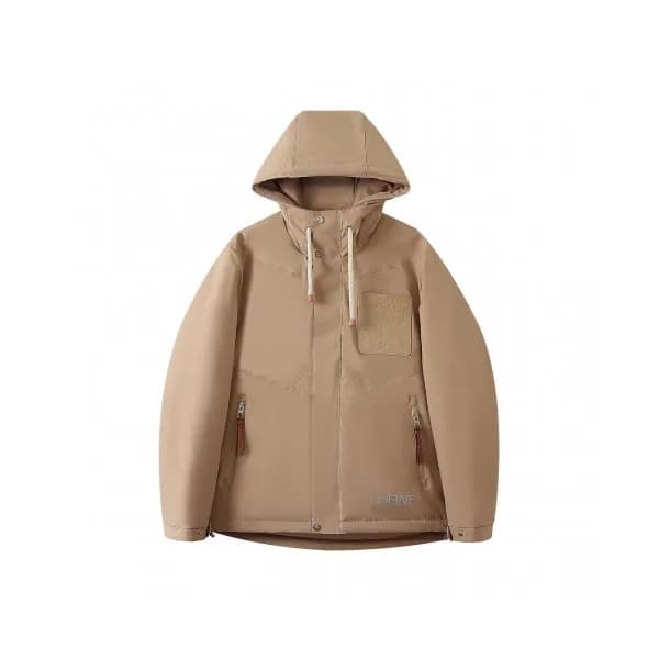 Loewe Mens Logo Casual Duck-down Jackets Beige - … - 1