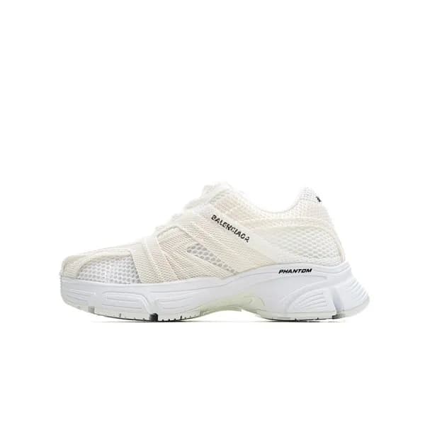 발렌시아가 남/녀 Trainer 아이보리 스니커즈 - Unisex Ivory Sneaker… - 1