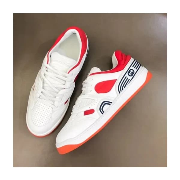 구찌 남성 Basket 화이트 스니커즈- Mens White Sneakers - guc04… - 1
