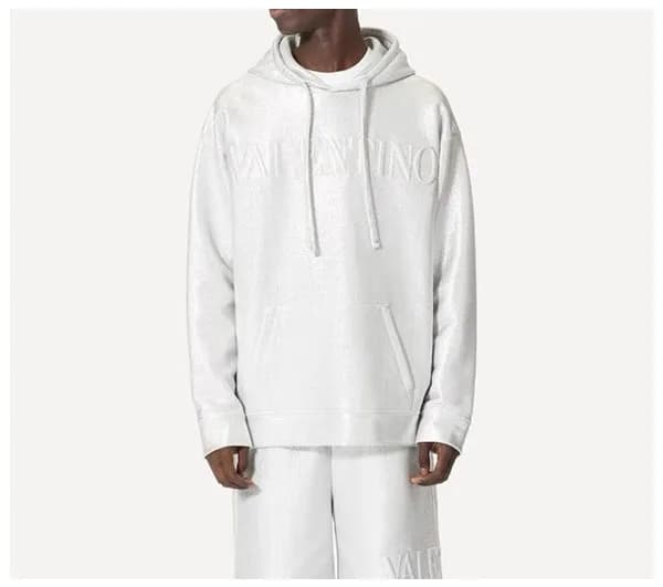 발렌티노 남성 캐쥬얼 화이트 후드티 - Mens White Hoodie - val0276x - 1