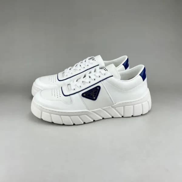 프라다 남성 클래식 화이트 스니커즈 - Mens White Sneakers - pra027… - 1