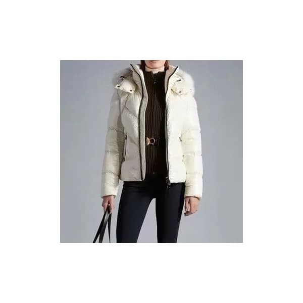 몽클레어 여성 구스다운 화이트 패딩 - Moncler Womens White Padding… - 1