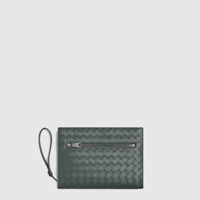 보테가 베네타 남성 네이비 클러치 - Bottega veneta Mens Navy Clut… - 1