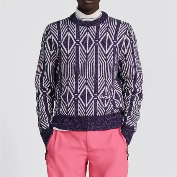 디올 남성 블랙 크루넥 스웨터 - Dior Mens Black Sweaters - di52… - 1