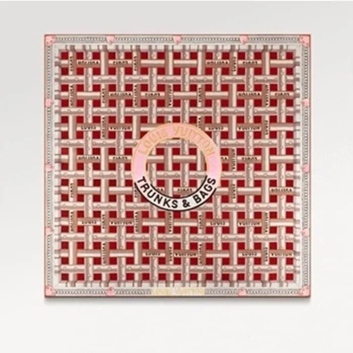 루이비통 여성 레드 스카프 - Louis vuitton Womens Red Scarf - … - 1
