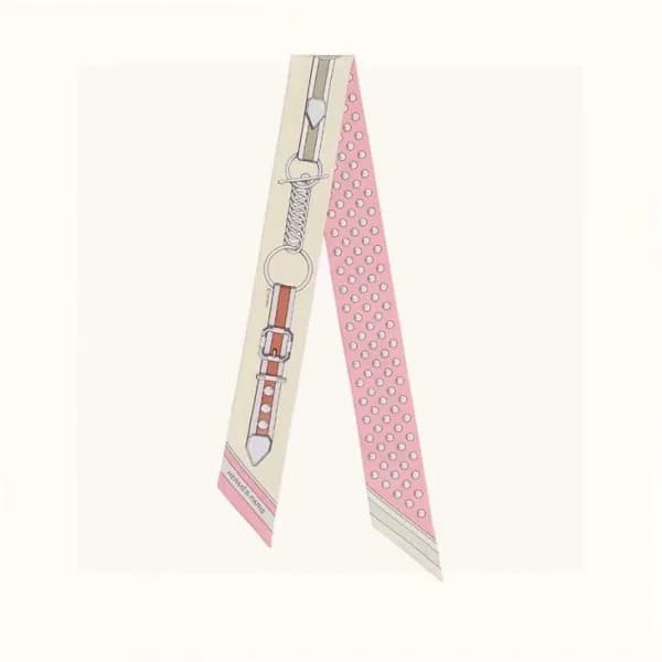 에르메스 여성 핑크 미차 - Hermes Womens Pink Scarf - he58x - 1