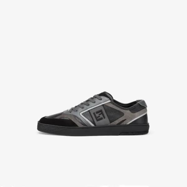 펜디 남성 이니셜 그레이 스니커즈 - Fendi Mens Gray Sneakers - fe… - 1