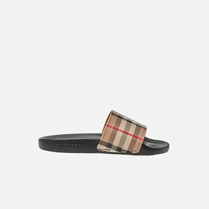 버버리 남성 빈티지 체크 아카이브 베이지 슬라이드 【매장-100만원대】 - Burberry… - 1